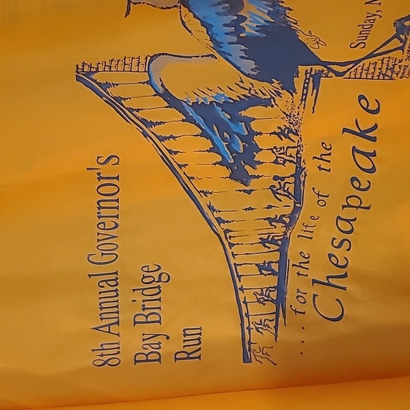 Vintage bud light Chesapeake bay Bridge run jacket 1992 - Picture 7 of 7